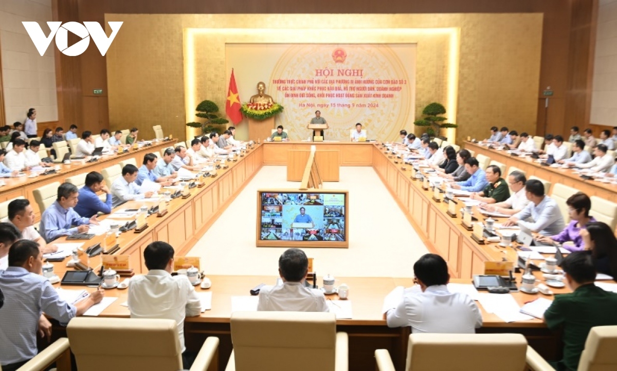 Government conference discusses solutions to deal with typhoon Yagi's aftermath